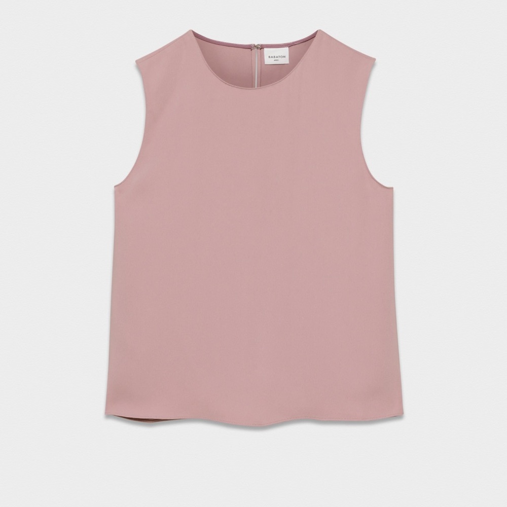 Babaton Soft Mauv Sleeveless Blouse